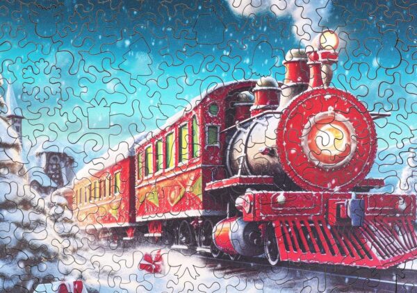 Wooden puzzle - Christmas - Christmas Train - 200 el. - Image 2