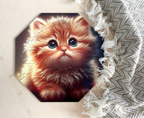 Wooden puzzle - Hi, I'm little - Cali Cat - 46 el. - Image 4