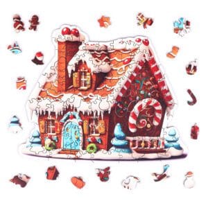 Wooden puzzle - Christmas Time - Gingerbread - 100 el.