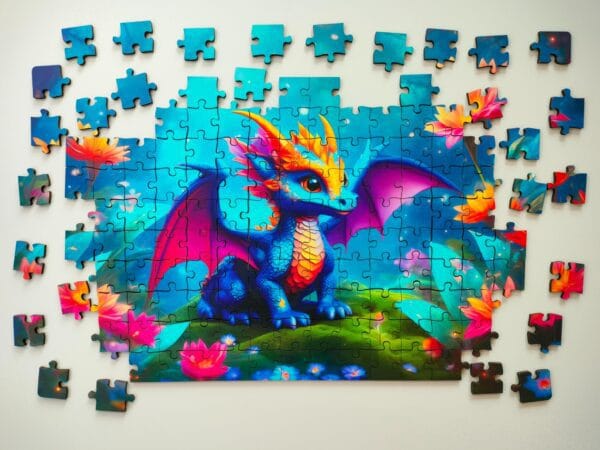 Wooden puzzle - Secret stories - Dragon - 150 el. - Image 3