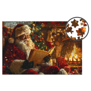 Puzzle drewniane – Christmas – Święty Mikołaj – 500el.